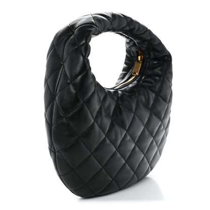Saint Laurent Lambskin Quilted Icarino Bag Black 3 of 9