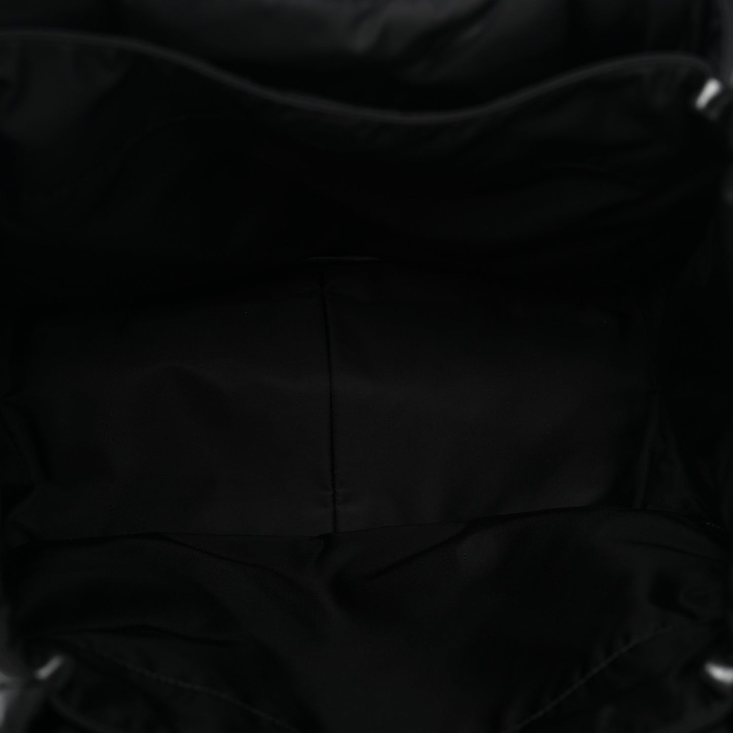 Re-Nylon Padded Large Tote Black