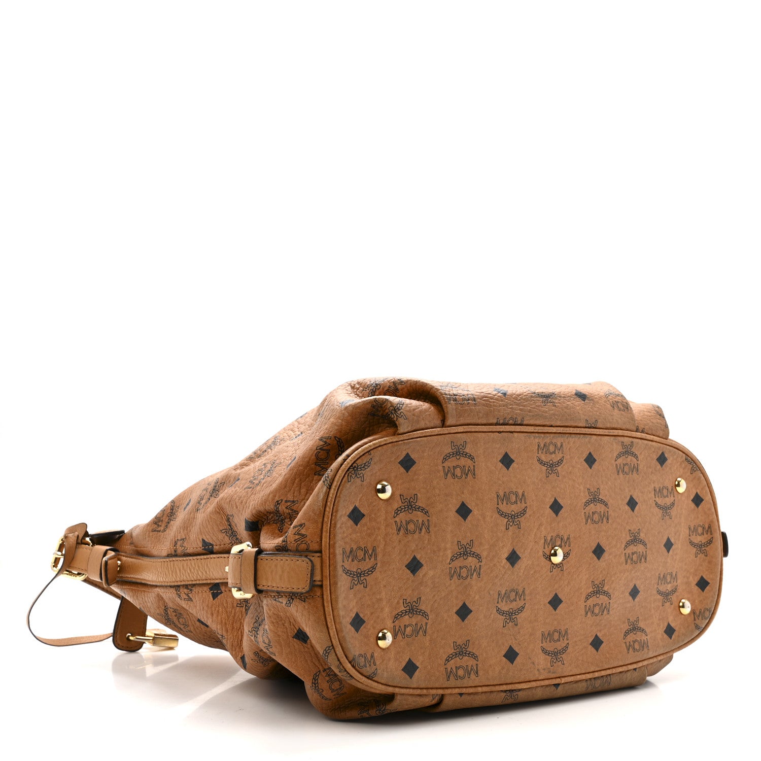 MCM Visetos Hobo Cognac 1857909 – FASHIONPHILE