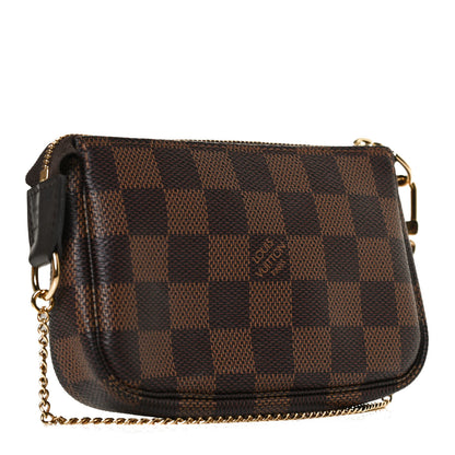 Louis Vuitton Damier Ebene Mini Pochette Accessories 3 of 11