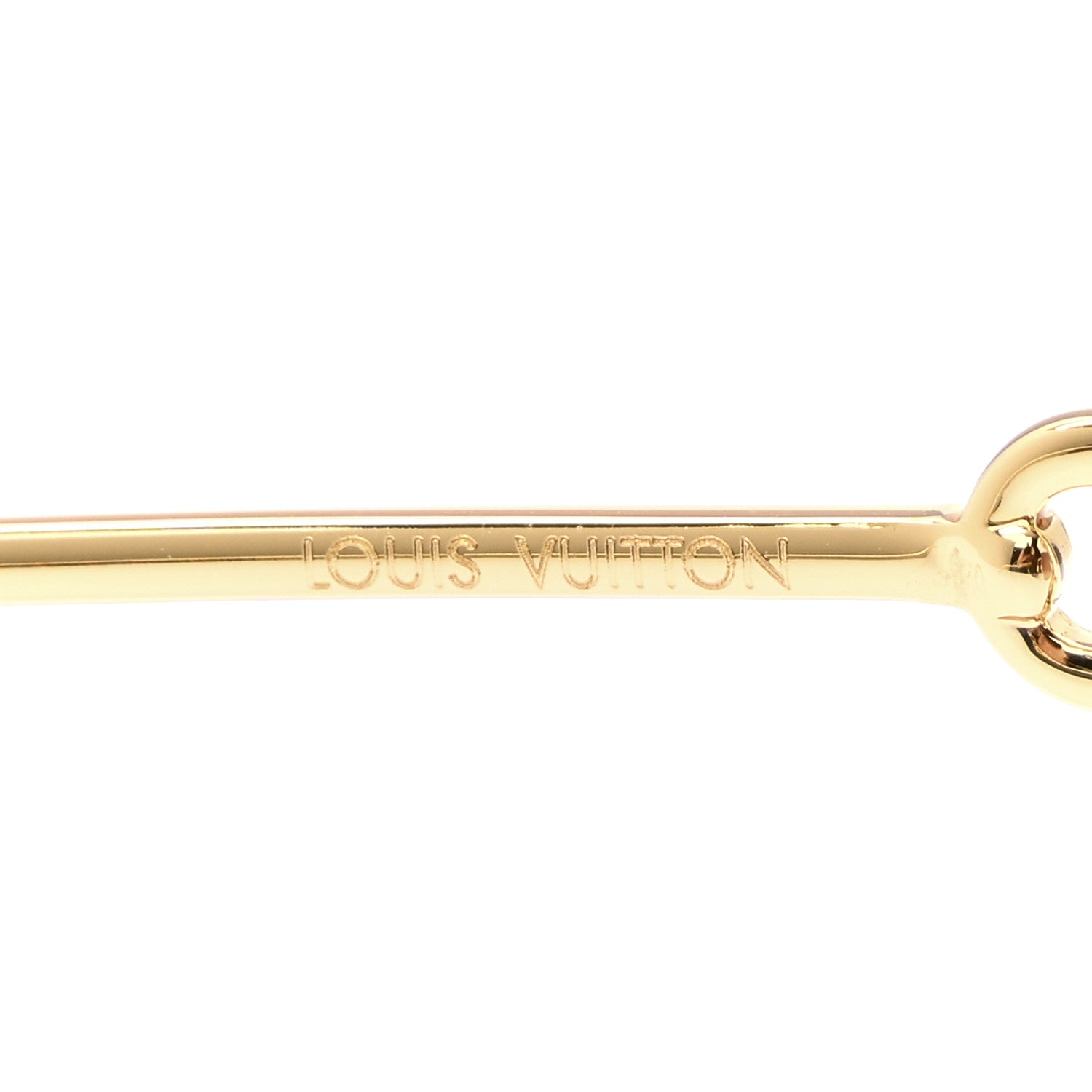 Louis Vuitton Metal My LV Chain Sunglasses Z2682U Gold 5 of 7
