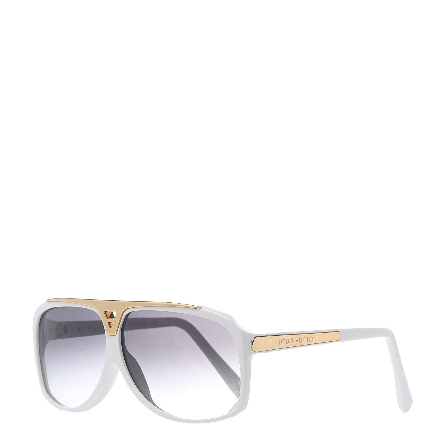Louis Vuitton Evidence Sunglasses Z0351E White 1 of 7