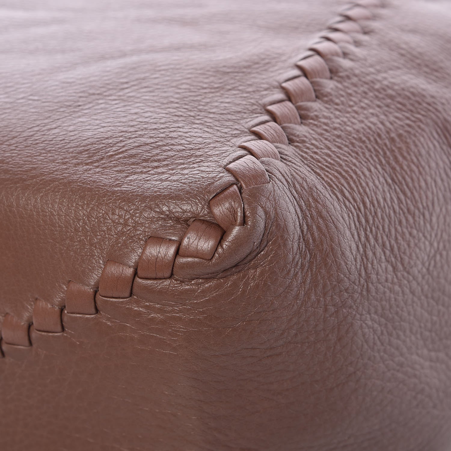 Bottega Veneta Washed Cervo Deerskin Loop Hobo Bag Elephant 14 of 16