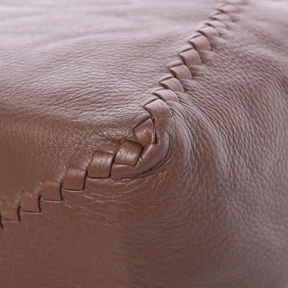 Bottega Veneta Washed Cervo Deerskin Loop Hobo Bag Elephant 14 of 16
