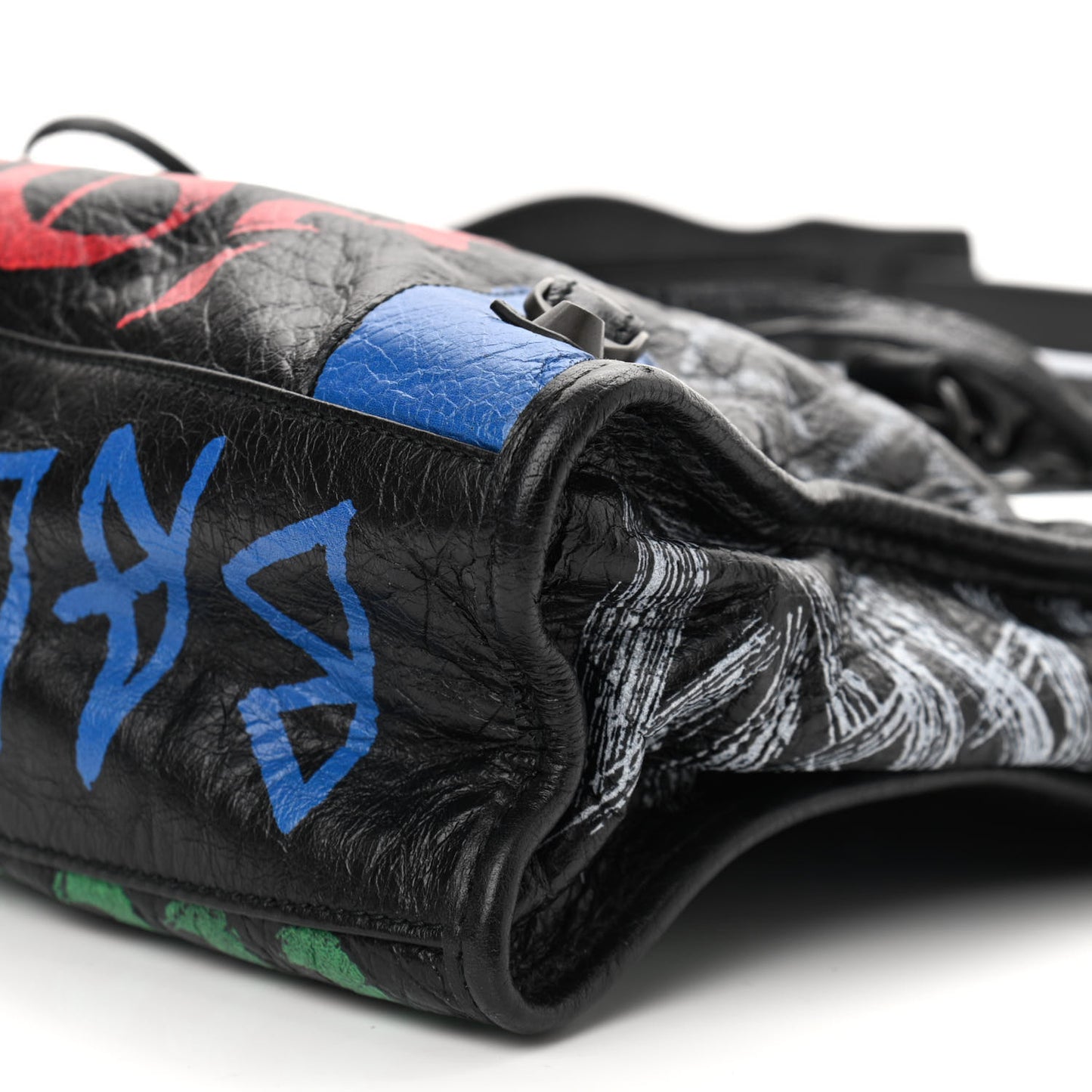 Agneau Graffiti All Over Classic Hardware S City Black Vert Rouge