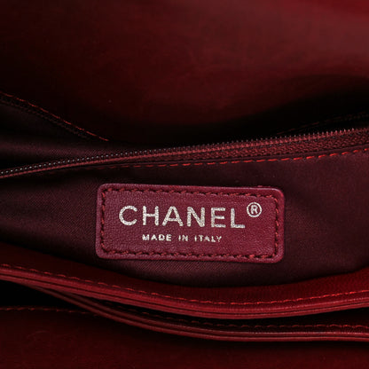 Chanel Lambskin Quilted Chanel 3 Maxi Flap Bag Red 5 of 9