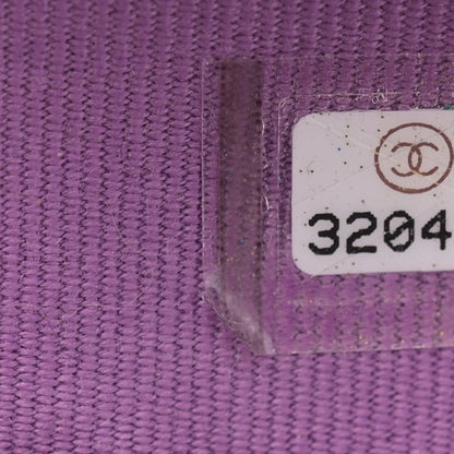Chanel Lambskin Quilted CC In Love Heart Clutch With Chain Purple 7 of 11