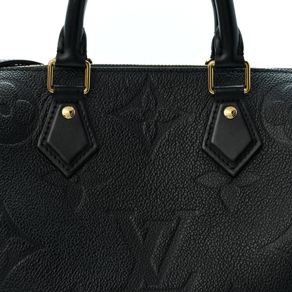 Louis Vuitton Empreinte Monogram Giant Speedy Bandouliere 25 Black 7 of 10