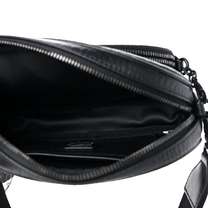 MCM Checkerboard Visetos Small Aren Multifunction Crossbody Pouch Black White 5 of 11