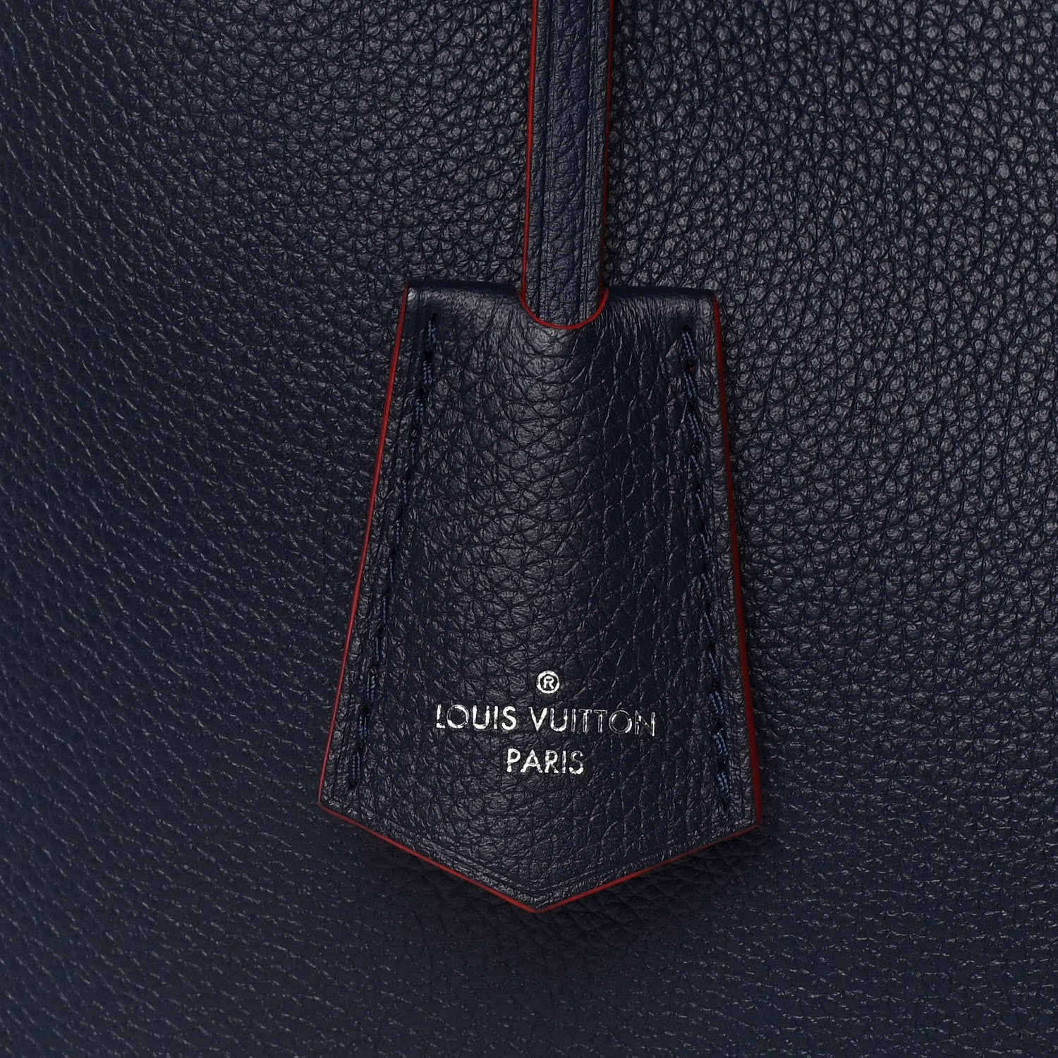 Louis Vuitton Calfskin Lockme Go Tote Marine Rouge 8 of 12