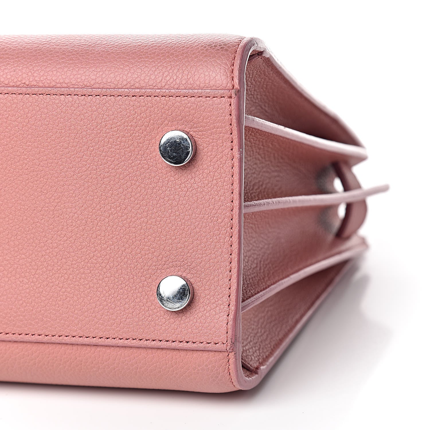 Saint Laurent Grained Calfskin Baby Sac De Jour Dark Rose 9 of 16