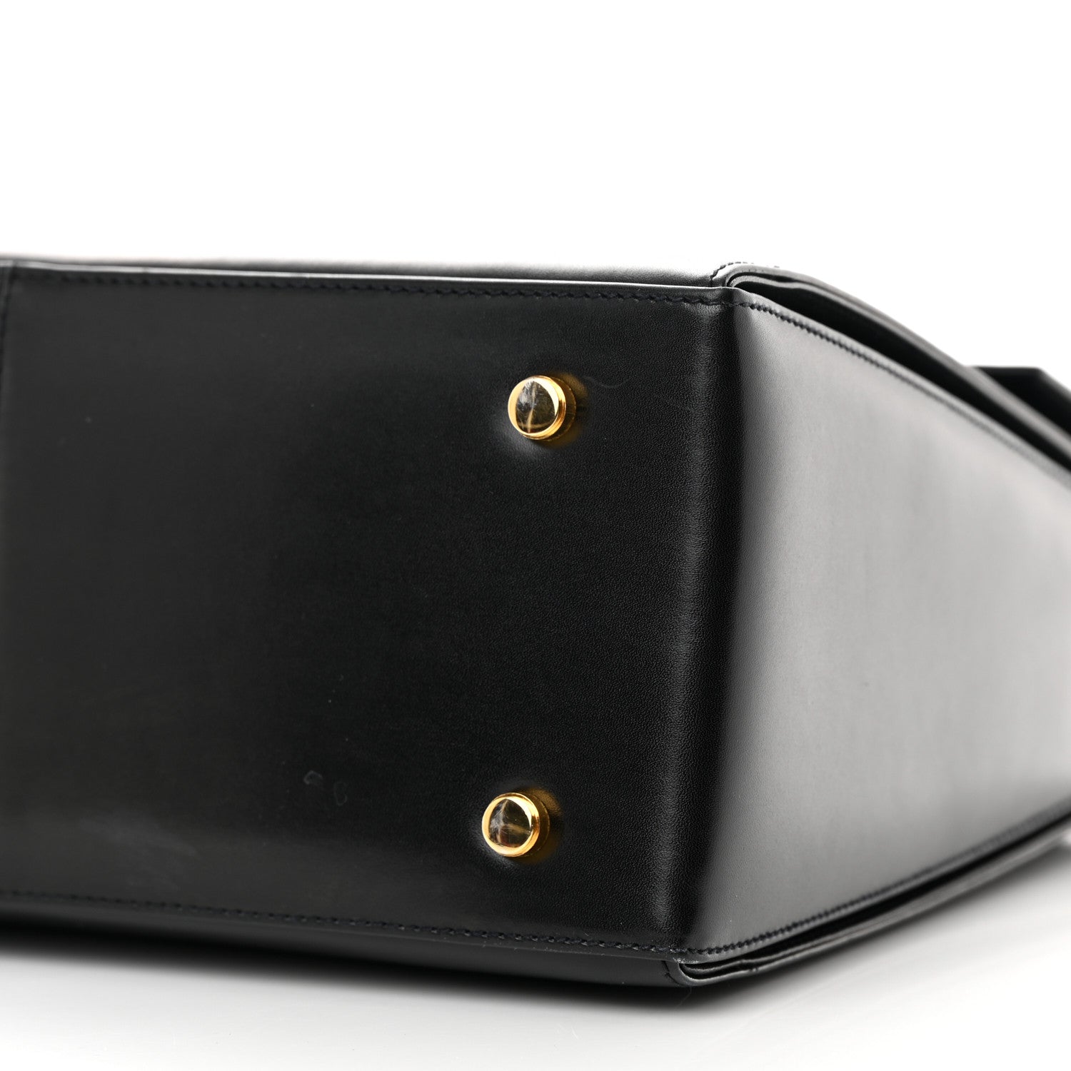 Salvatore Ferragamo Brushed Off Calfskin Iconic Large Top Handle Bag Black 9 of 17