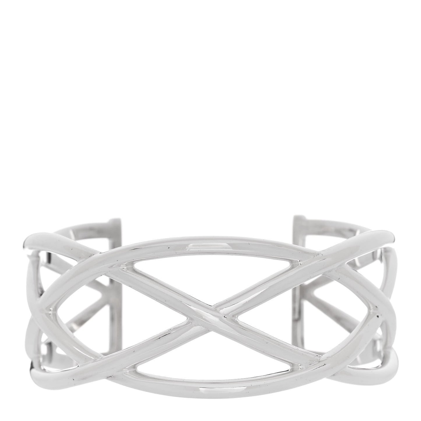 Sterling Silver Celtic Open Knot Cuff Bracelet