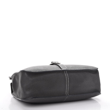 Hermes Taurillon Clemence Halzan 31 GM Black 5 of 10