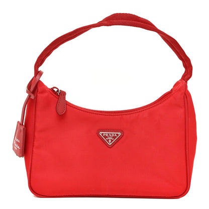 Prada Tessuto Nylon Mini Re-Edition 2000 Bag Rosso 1 of 9