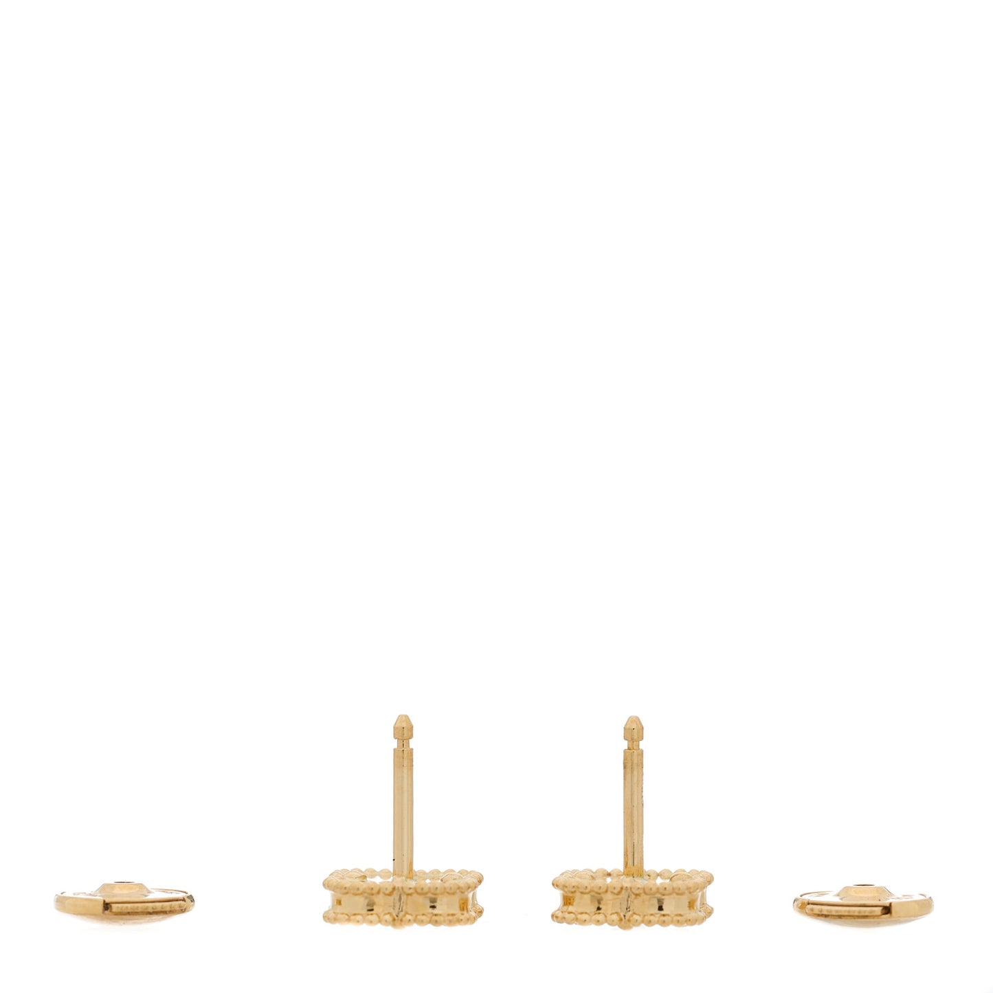 18K Yellow Gold Mother of Pearl Sweet Alhambra Earrings
