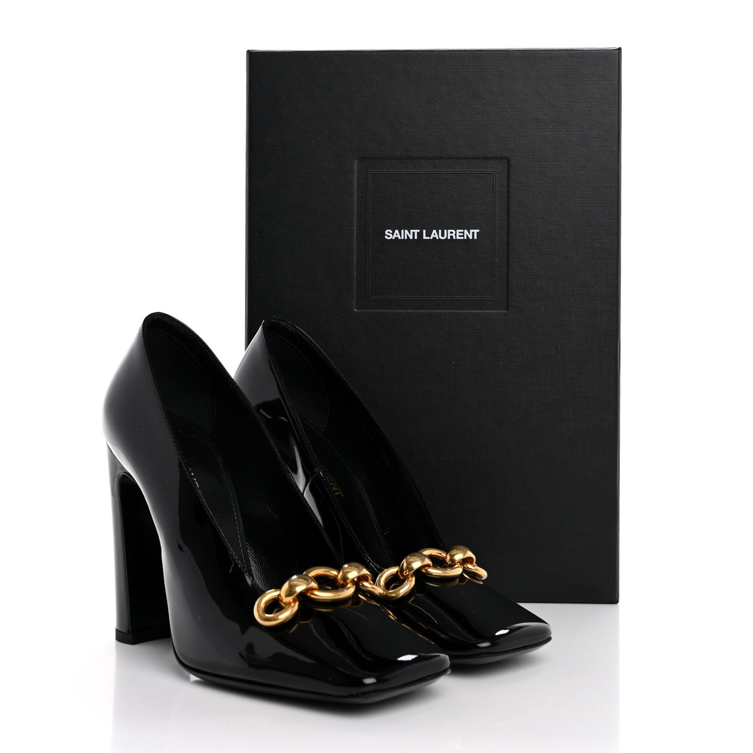 Saint Laurent Patent Silvana 110mm Pumps 36.5 Black 11 of 11