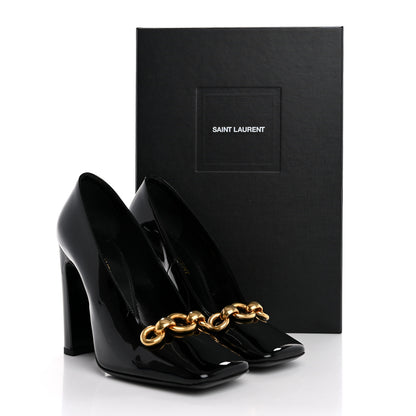 Saint Laurent Patent Silvana 110mm Pumps 36.5 Black 11 of 11