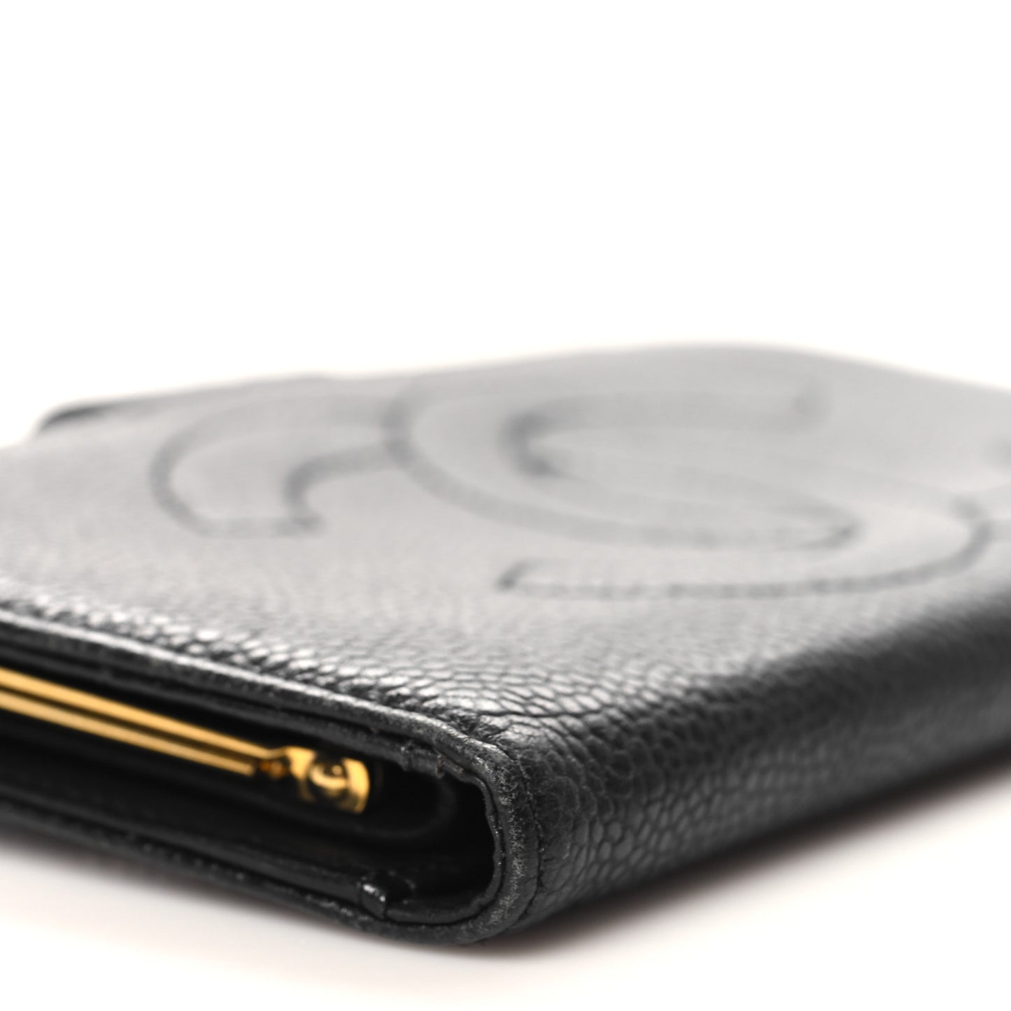 Caviar Timeless CC French Wallet Black