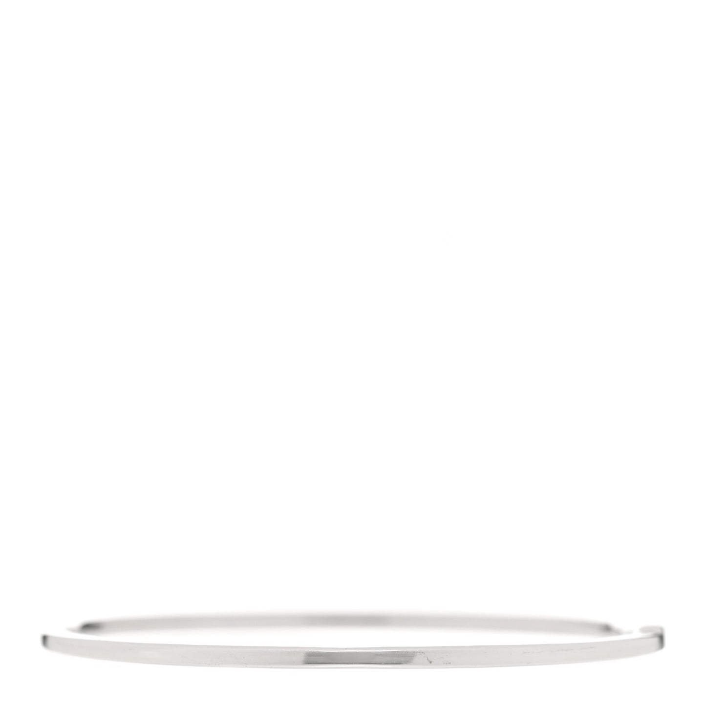 18K White Gold Diamond Metro Bangle Bracelet