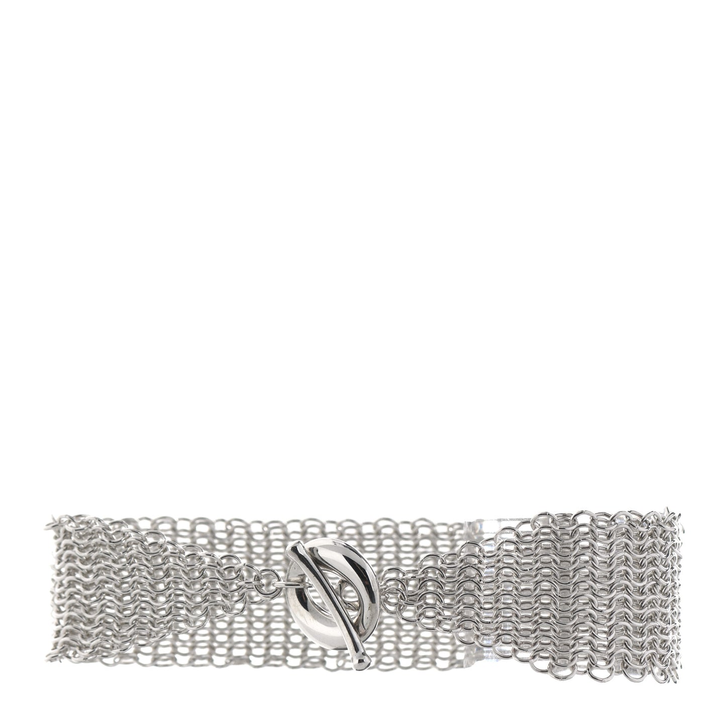 Sterling Silver Elsa Peretti Mesh Toggle Bracelet