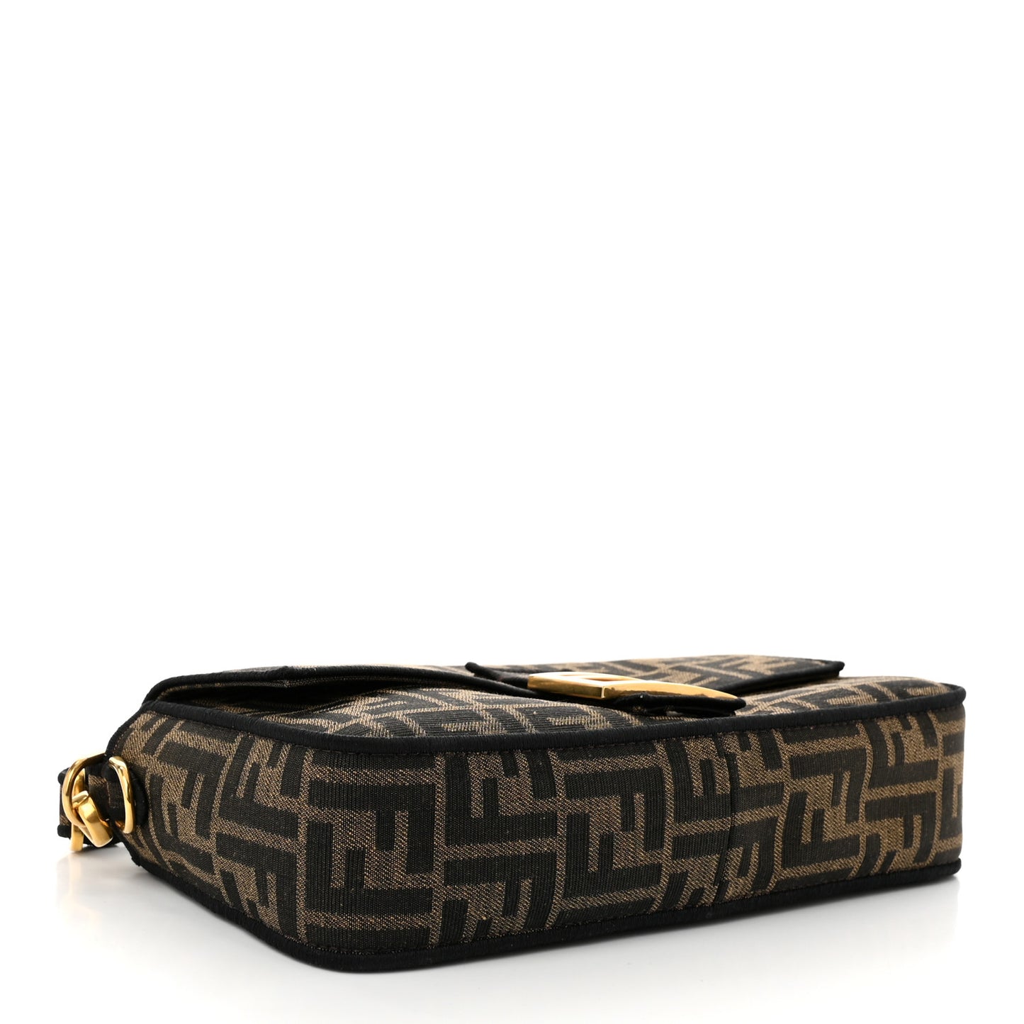 Fabric Jacquard FF 1974 Medium Baguette Tobacco Moro Black