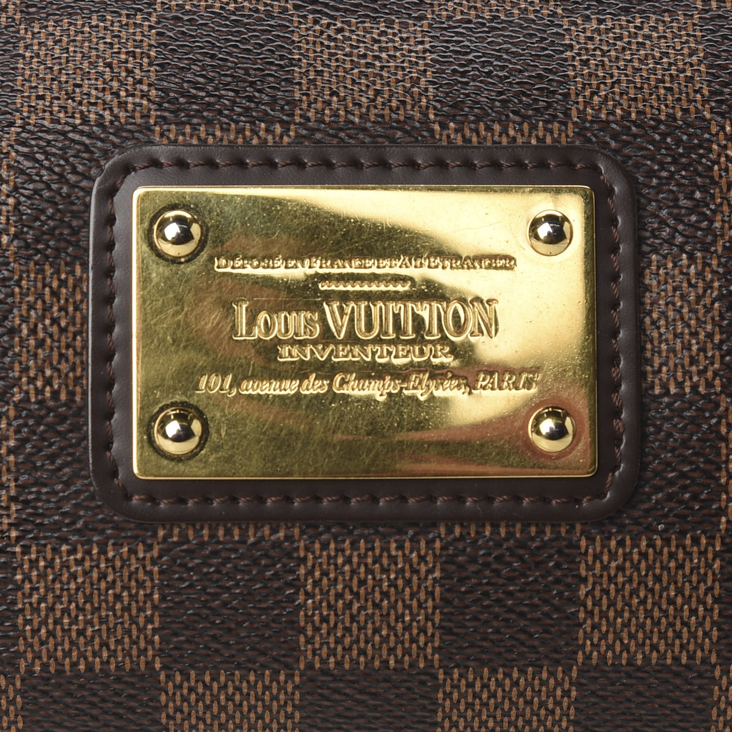 Damier Ebene Eva Clutch