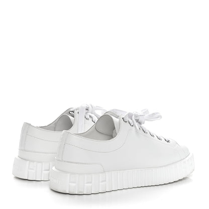 Hermes Calfskin Cross Sneakers 36 White 4 of 9