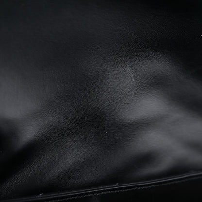 Saint Laurent Calfskin Y Quilted Monogram Large Loulou Chain Satchel Black 15 of 18