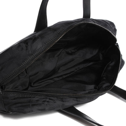 Chanel Nylon Travel Bowler Black 5 of 7