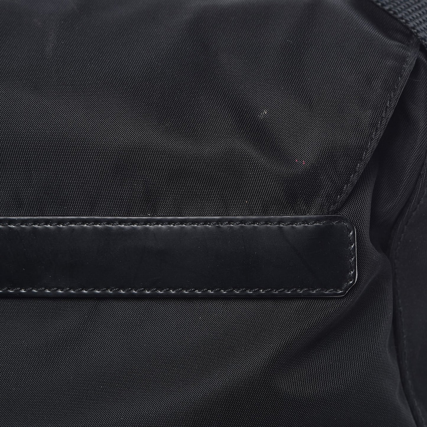 Nylon Vela Messenger Bag Black