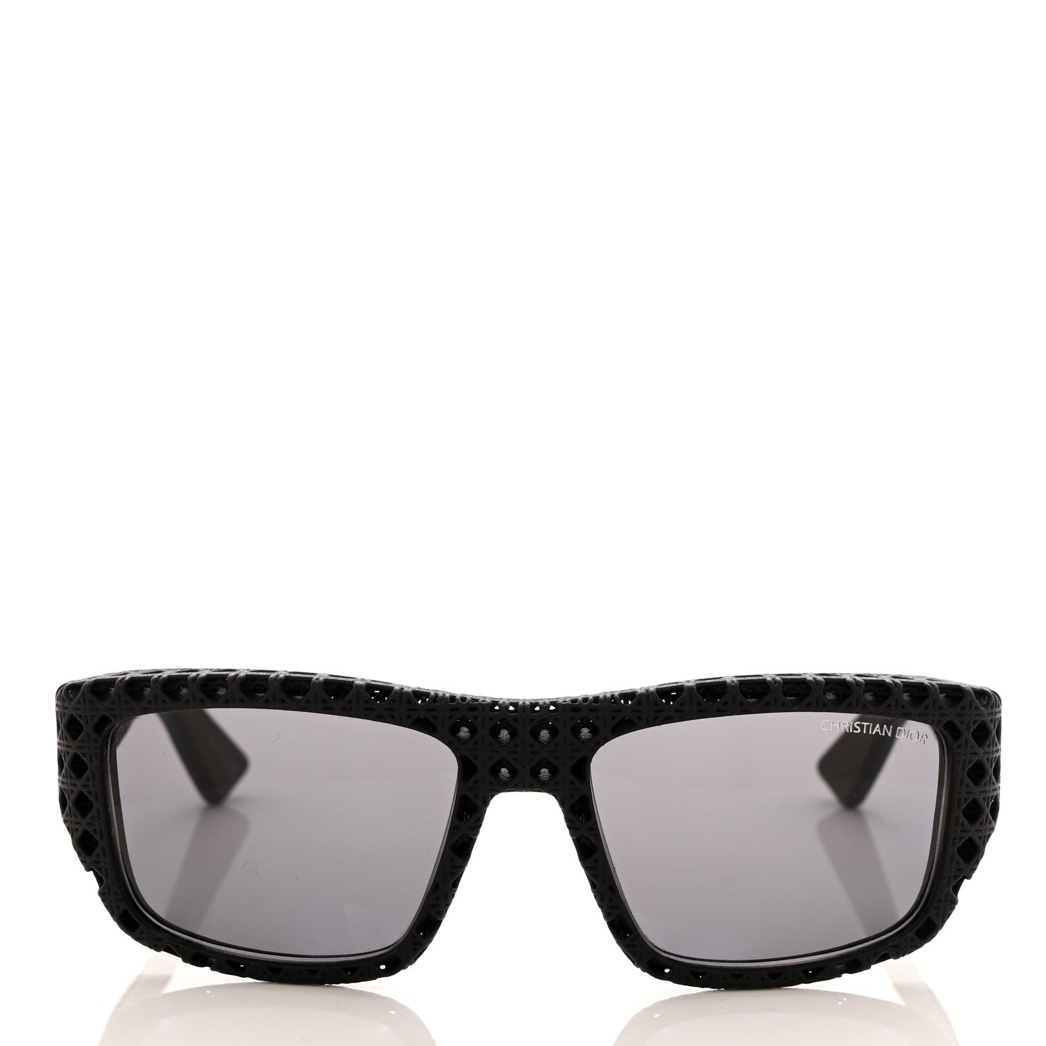 Christian Dior Acetate Cannage Rectangular Dior3D S1I Sunglasses Black 2 of 8