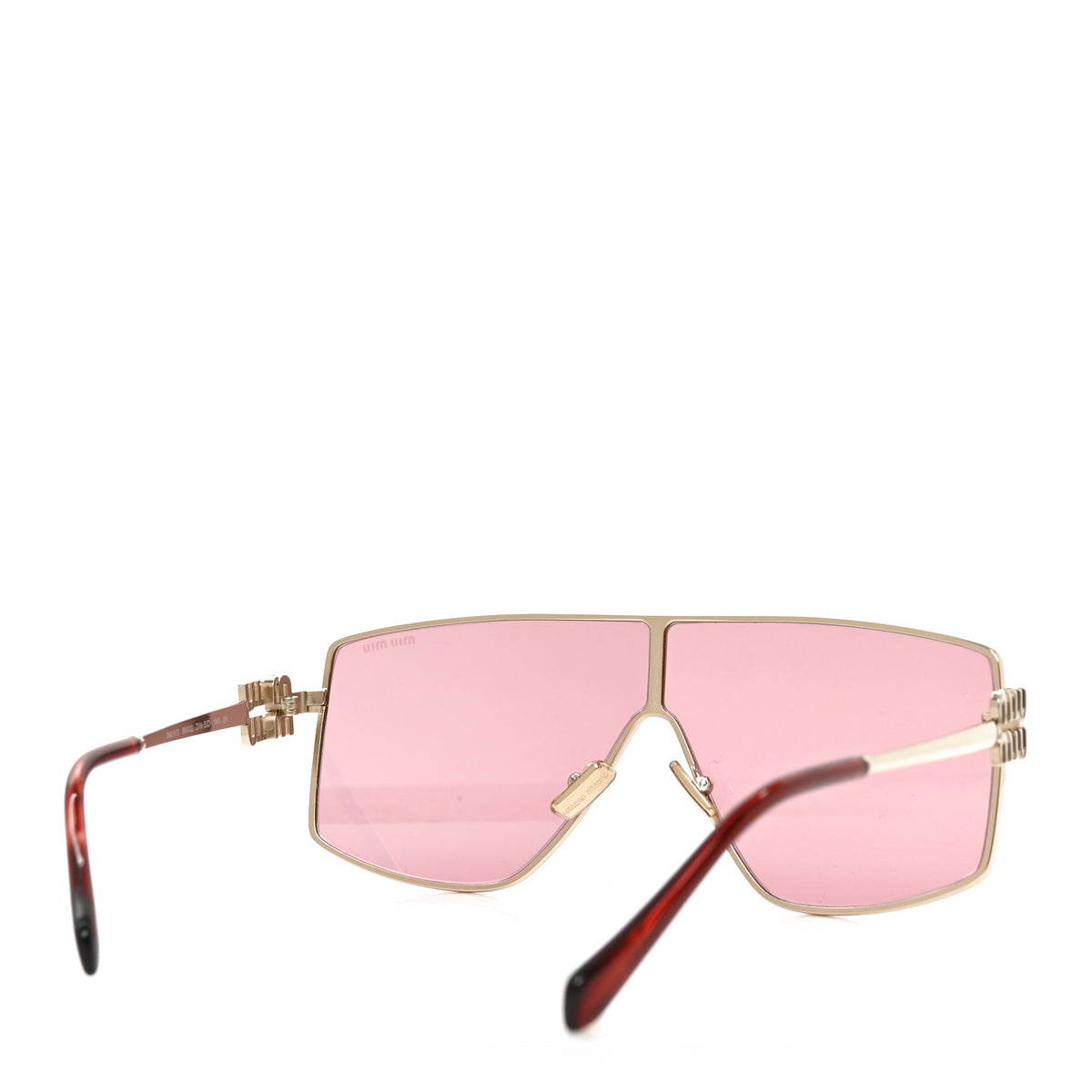 Metal Sunglasses SMU51Z Gold Amaranto