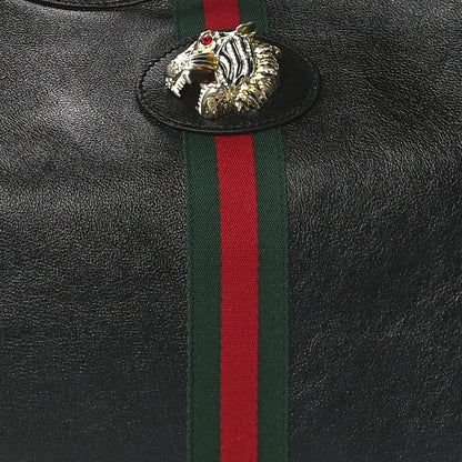 Gucci Calfskin Large Rajah Chain Tote Black 11 of 14