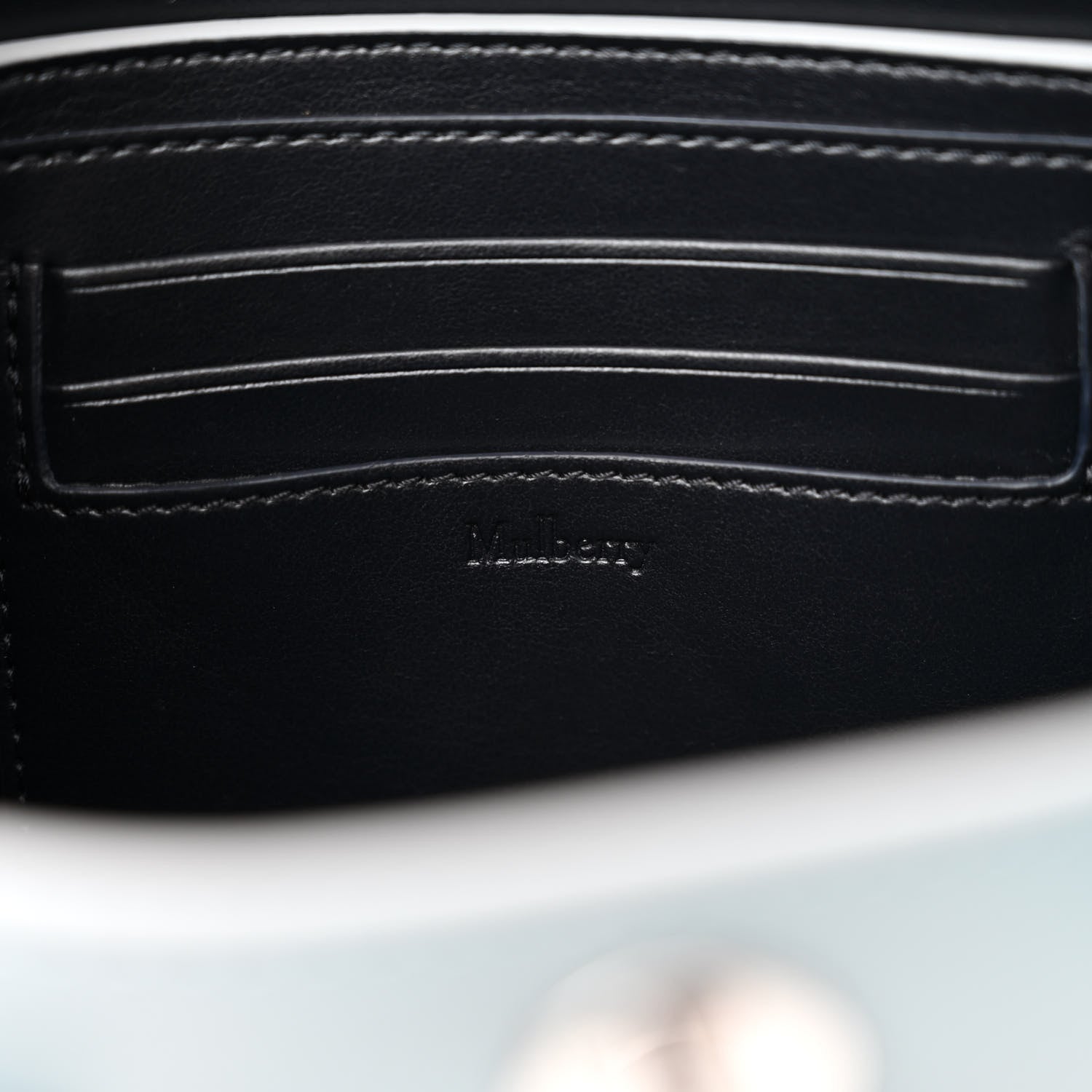 Mulberry Small Classic Grain Mini Bayswater Cloud 7 of 10