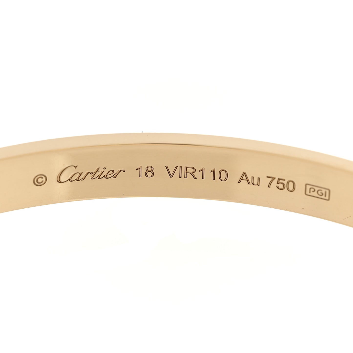 18K Yellow Gold LOVE Bracelet 18