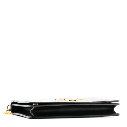 Prada Saffiano Lux Mini Crossbody Bag Black 5 of 10
