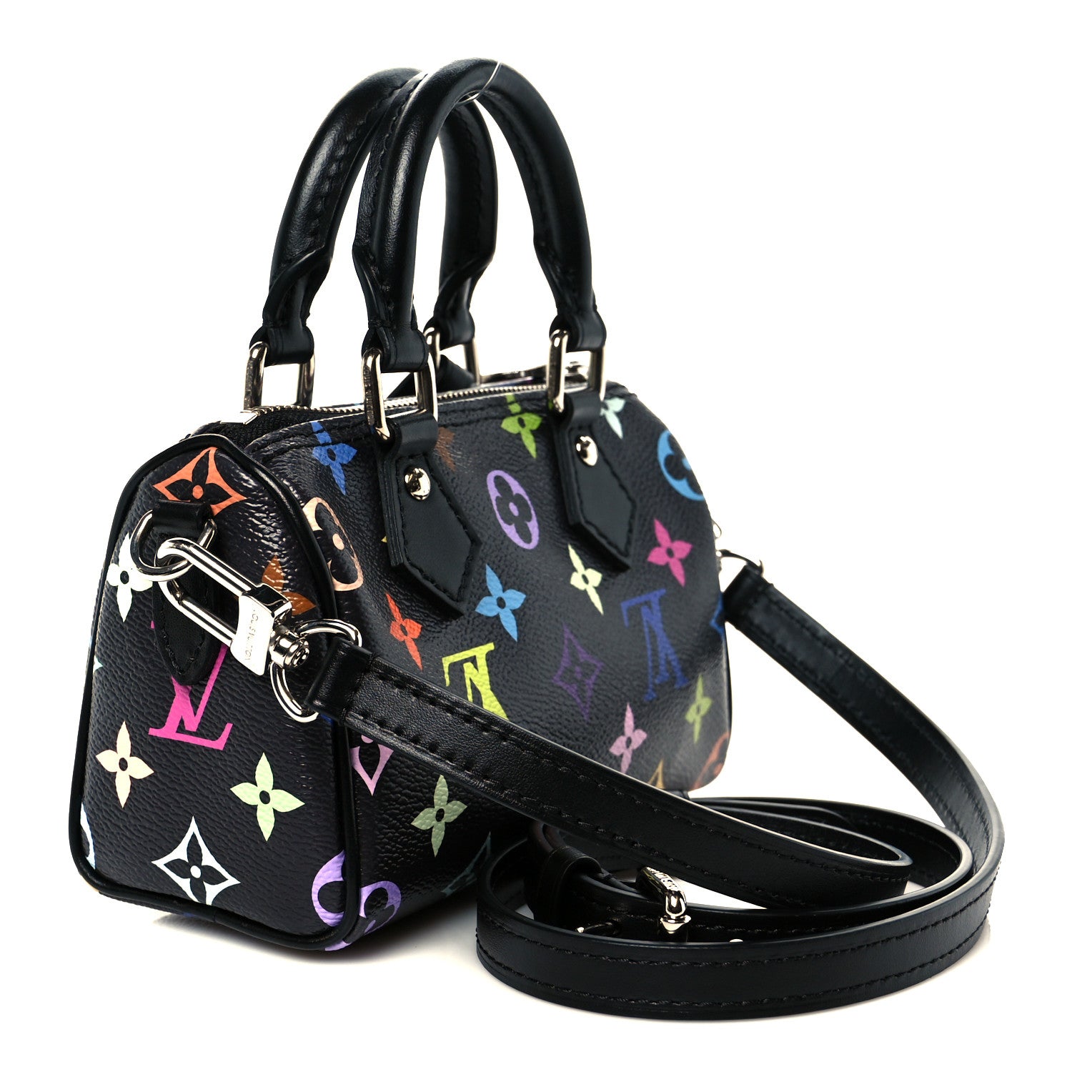 Louis Vuitton LV X TM Monogram Multicolor Nano Speedy Black 3 of 10