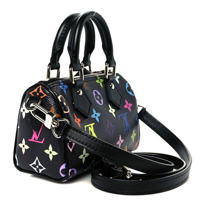Louis Vuitton LV X TM Monogram Multicolor Nano Speedy Black 3 of 10