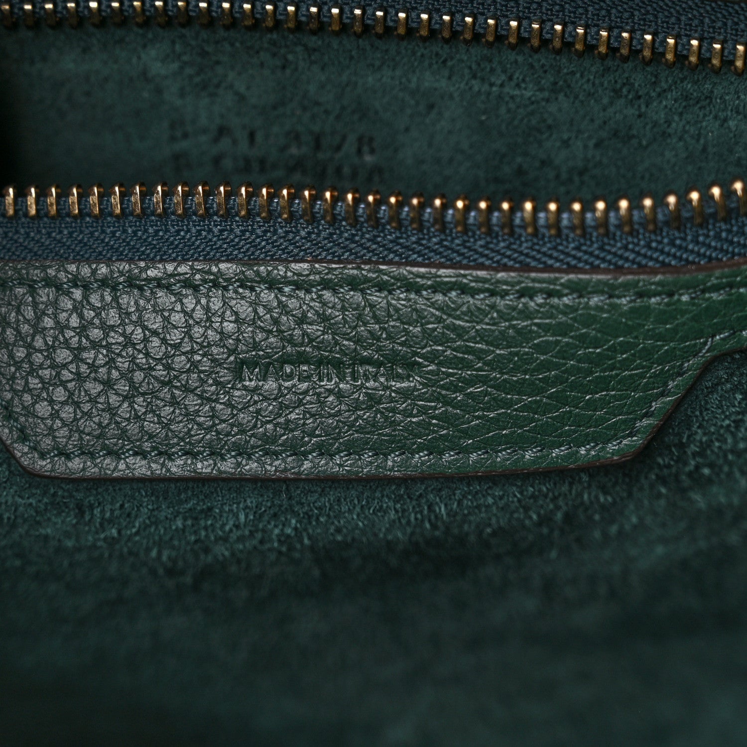 Celine Drummed Calfskin Micro Luggage Amazone 7 of 10