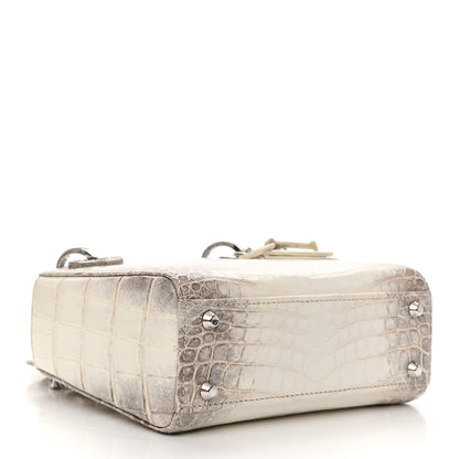 Christian Dior Niloticus Crocodile Himalaya Mini Lady Dior White 3 of 10