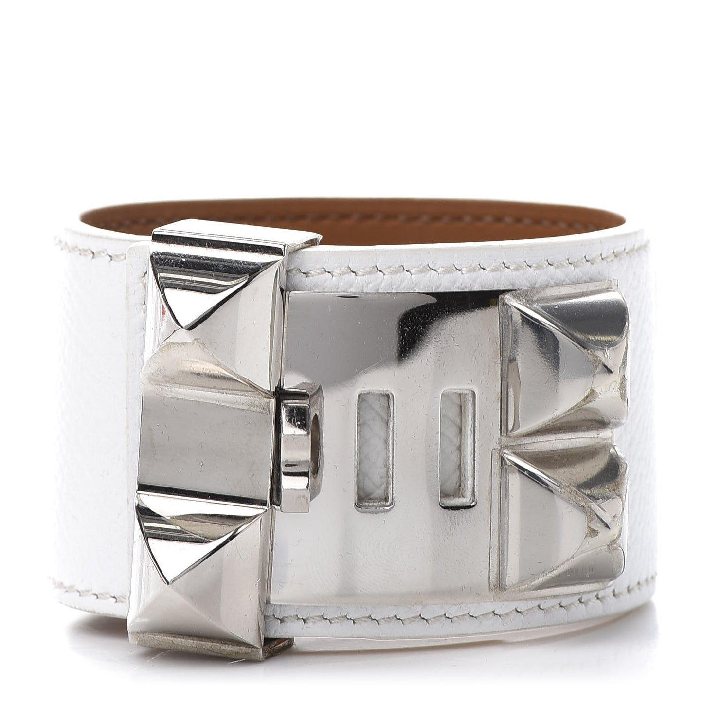 Epsom Collier de Chien CDC Bracelet T2 White