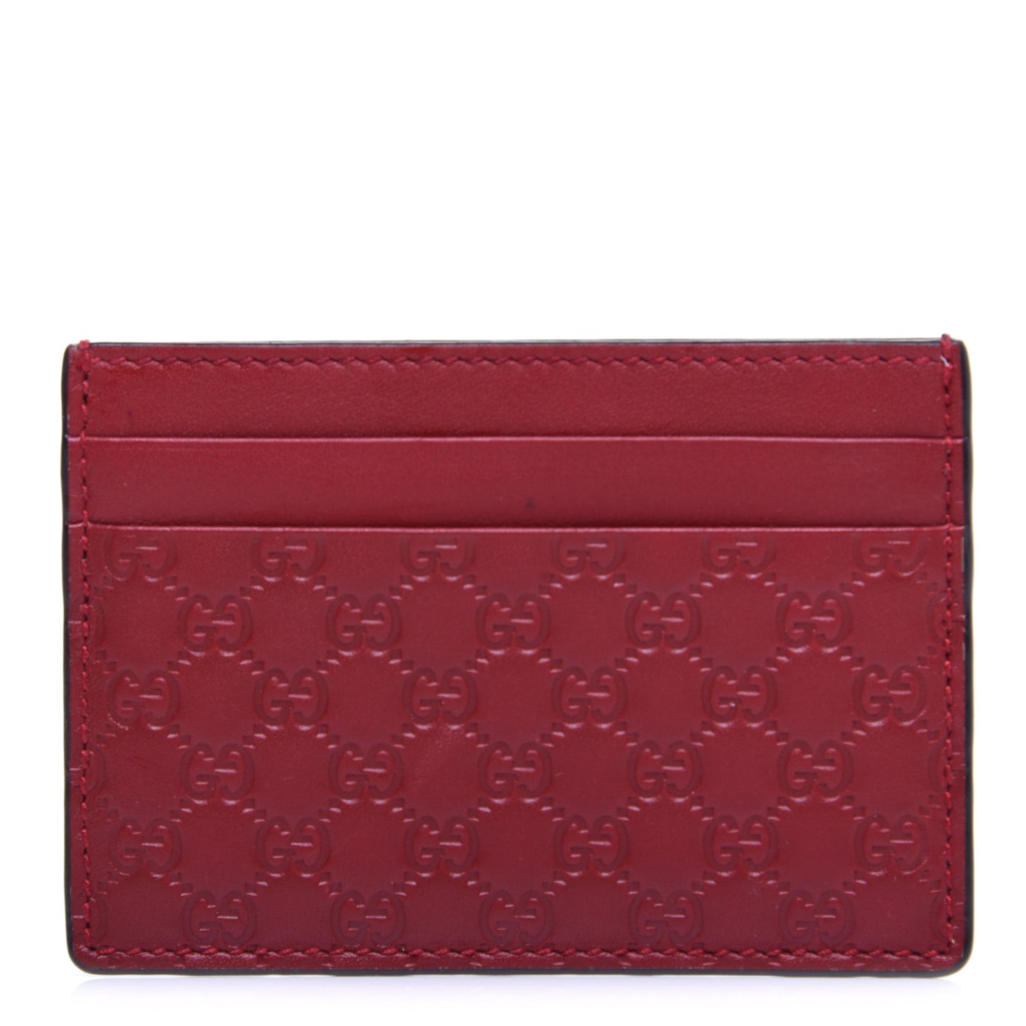 Microguccissima Card Holder Red