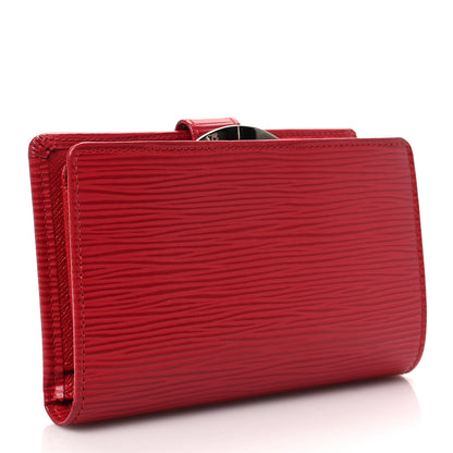 Louis Vuitton Epi French Purse Wallet Castillan Red 3 of 7