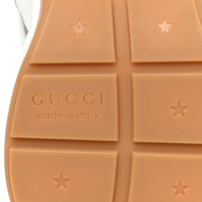Gucci Demetra Web Womens Rhyton Cut Out Sneakers 42 Great White Grey 8 of 10