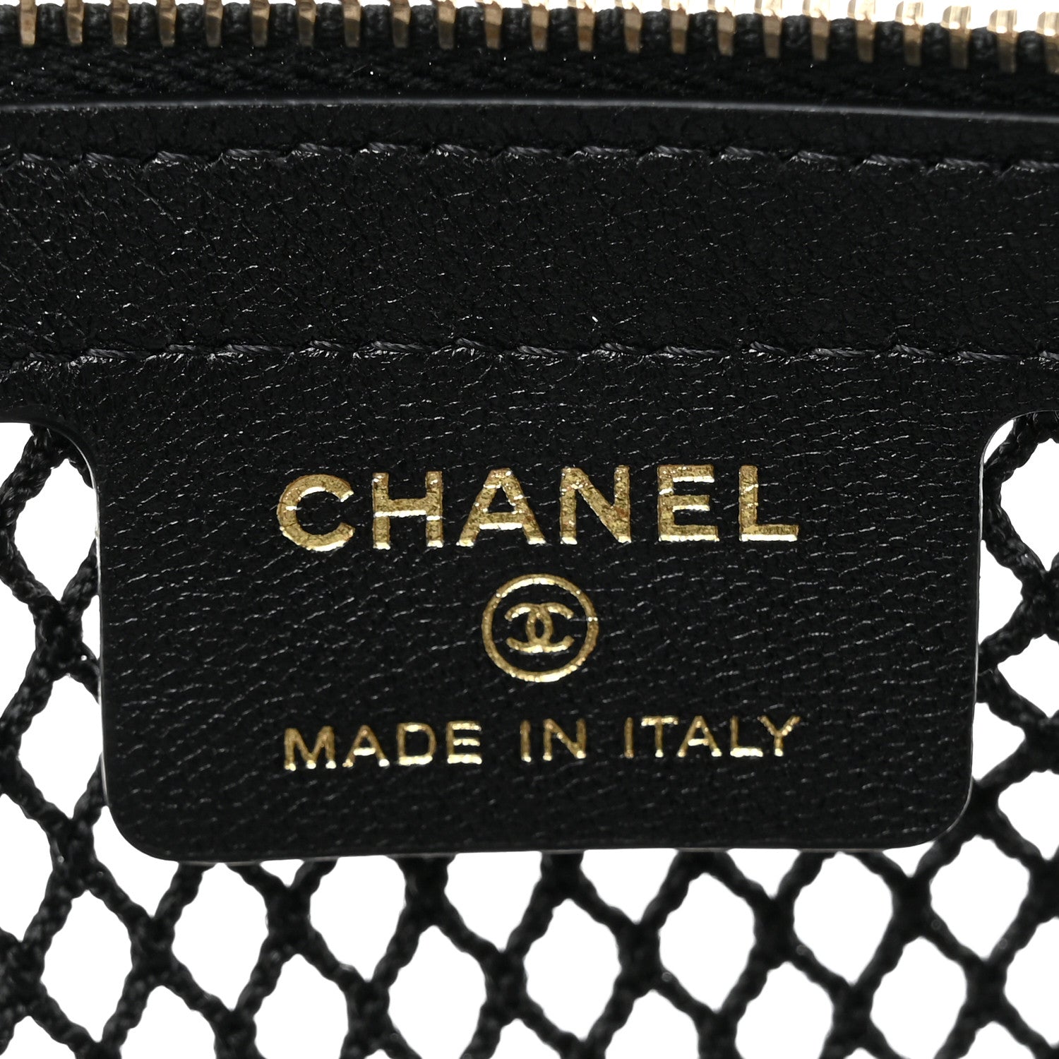 Chanel Mesh Shiny Lambskin Chain Hobo Black 7 of 11