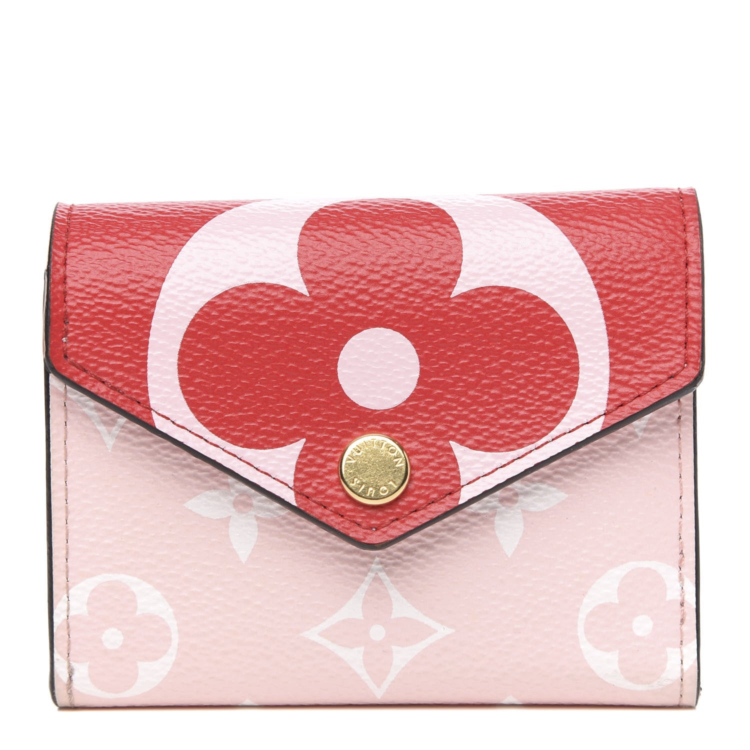 Louis Vuitton Monogram Giant Zoe Wallet Rouge Rose 1 of 7