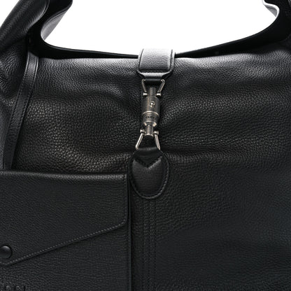Gucci Amour Grane Calfskin Medium Jackie 1961 Crossbody Bag Black 8 of 10