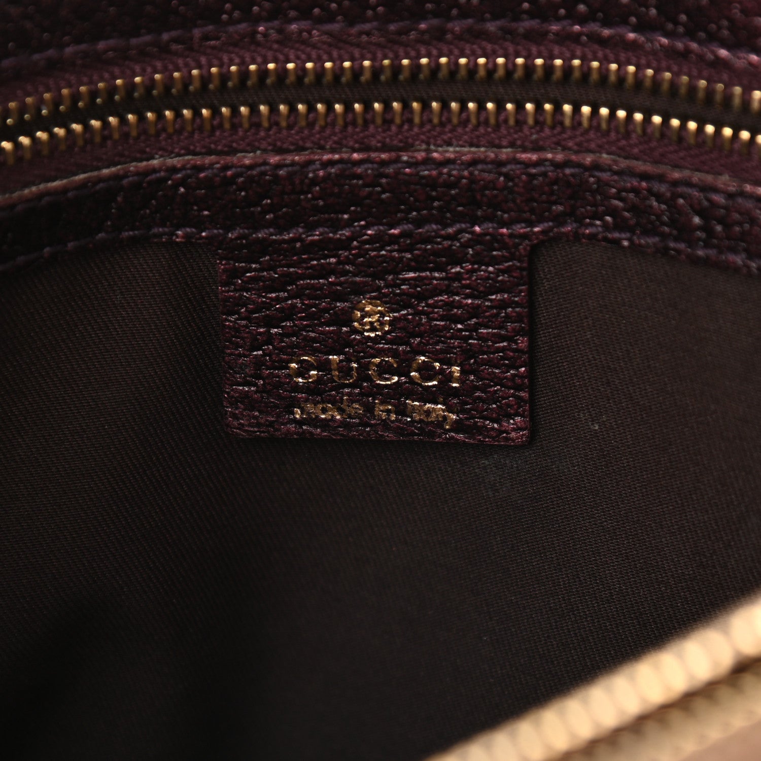 Gucci Monogram Small Bamboo Tote Bronze 6 of 12