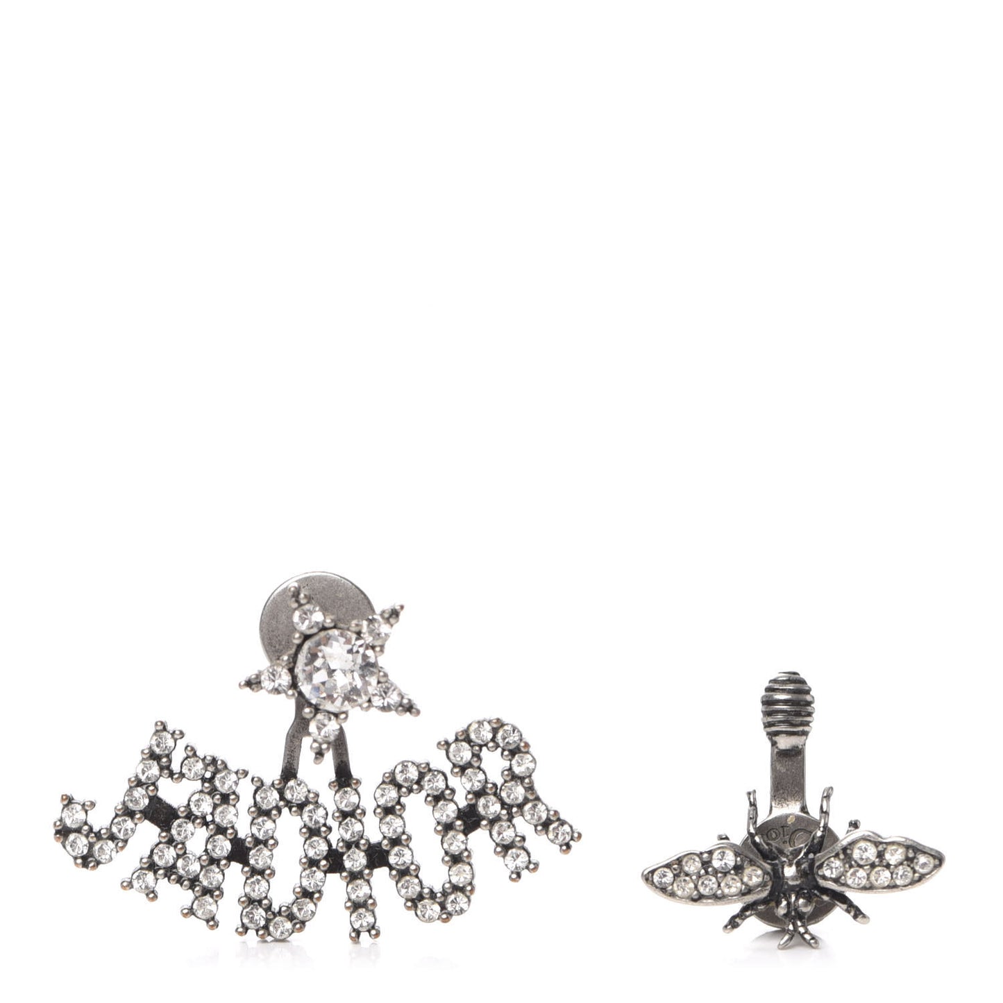 Palladium Crystal J'adior Earrings